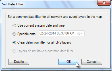 Clearing definition filters for LRS layers Clearing definition filters for LRS layers