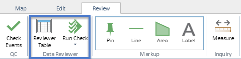Data Reviewer toolbar Data Reviewer toolbar